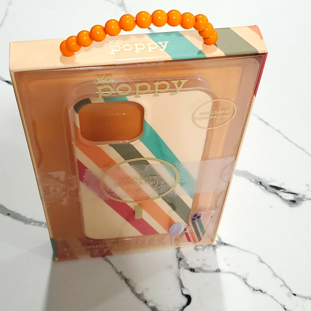 NWT XO Poppy iPhone Case Models 13/12 Pro Max MAGSAFE Compatible NIB